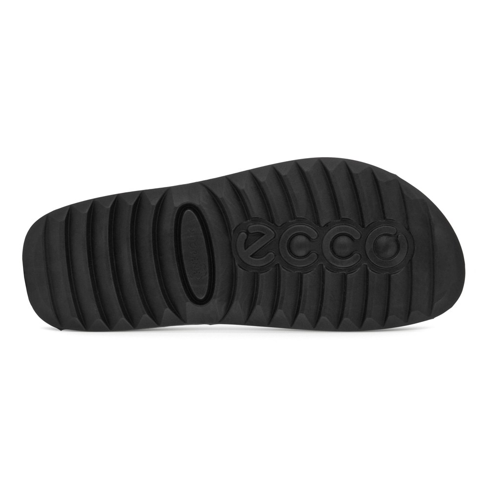 Mens Sandals - ECCO 2Nd Cozmo Flat - Black - 8614ZLHGB